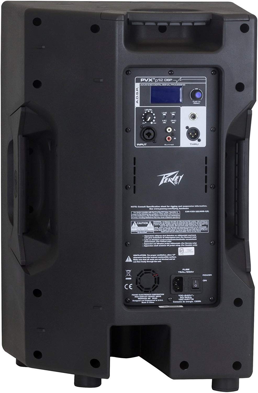 Amazon.com: Peavey PVXp 12 DSP Powered Speaker Cabinet, 12